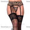 Portaligas de Tul Animal Print